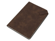 Блокнот А5 в гибкой обложке "Chaplin", шоколадный