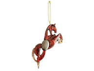 Елочные игрушки (Лошадь). Символы года Гранат