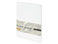 Тетрадь с каменной бумагой А5 "Carrara" 40 л., линейка, белый