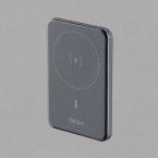 Внешний АКБ NRG MageSafe Alum 5000 мА-ч, 15Вт QI, серый, Deppa