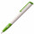 Ручка шариковая Senator Super Soft, белая с зеленым