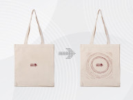 Сумка «Donny» с донной складкой и парусиновыми ручками, натуральный, с DTF (полноцвет)