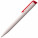 Ручка шариковая Senator Super Hit, белая с красным