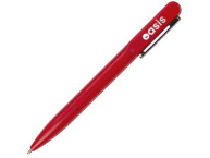 Металлическая шариковая ручка со светящимся логотипом "Illuminata", красный