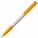 Ручка шариковая Senator Super Soft, белая с желтым