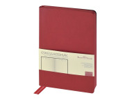 Ежедневник недатированный А5 "Megapolis Nappa Flex", бордовый
