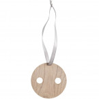 Деревянная подвеска Carving, в форме пятачка