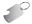 Брелок-открывалка из переработанного алюминия "Flatter", серебристый