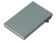 Картхолдер "Florence" с RFID- защитой из алюминия, цвет оружейной стали