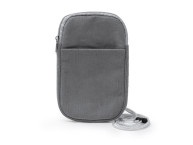 Сумка для мобильного телефона BUSNIX из вельветовой ткани, серый