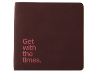 ЕЖЕДНЕВНИК недатированный А5- "MEGAPOLIS FLEX QUATTRO" (БОРДОВЫЙ) с УФ-печатью