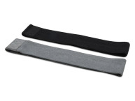 Набор из 2-х лент-эспандеров Grip - сплошной черный / Серый