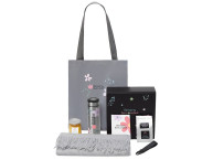 Подарочный набор «Re:f. Walk» с палантином, шопером и термосом