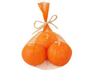 Набор свечей "Мандарины в сетке", оранжевый