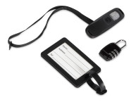 Набор для путешествия: весы, замок, бирка "World"